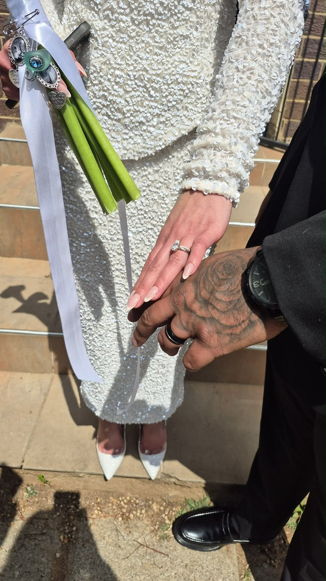 LM Jewellers client wearing their ring