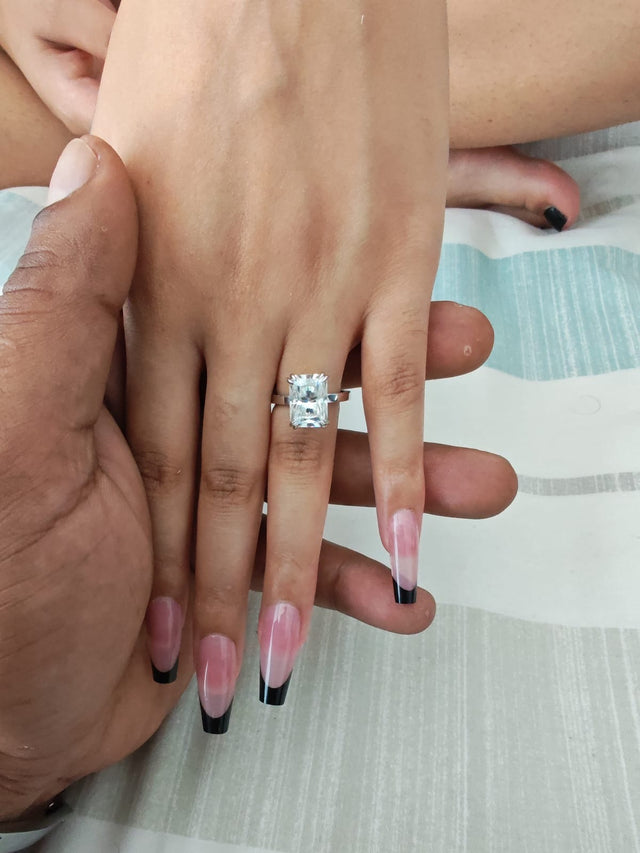 LM Jewellers client wearing their ring