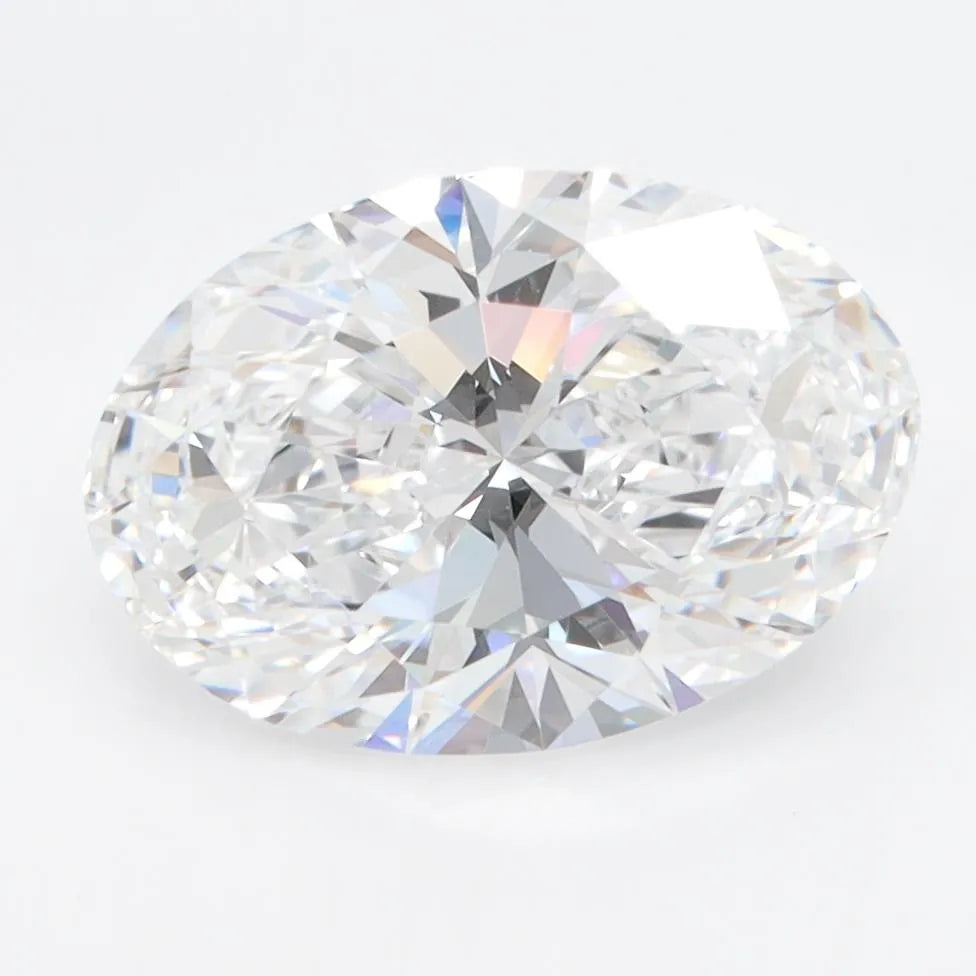 3.00ct Oval Lab Grown Diamond (Colour D, Clarity VVS1, IGI Certified)