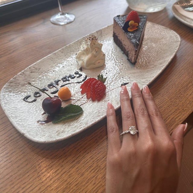 LM Jewellers client wearing their ring