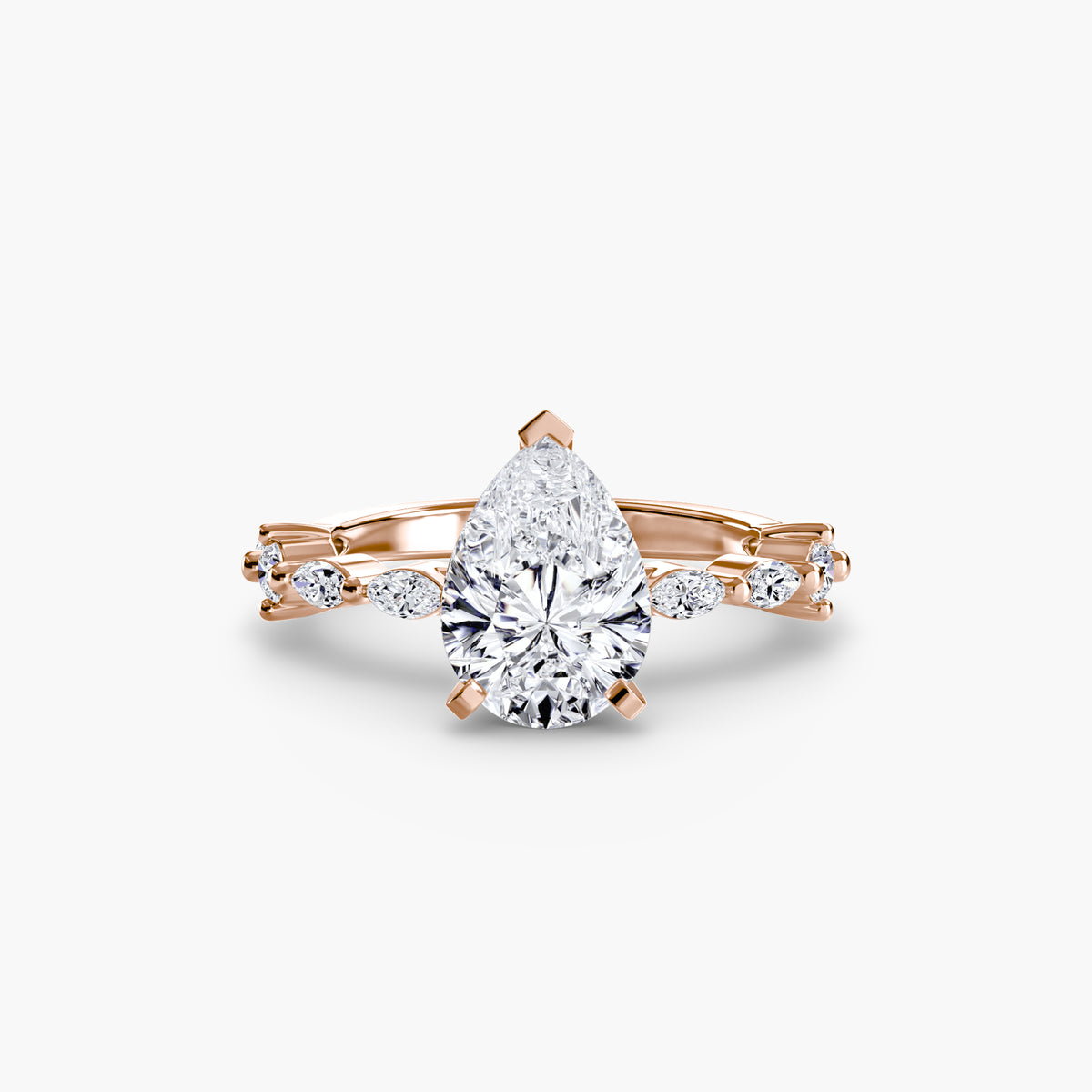 Vida ring in rose gold