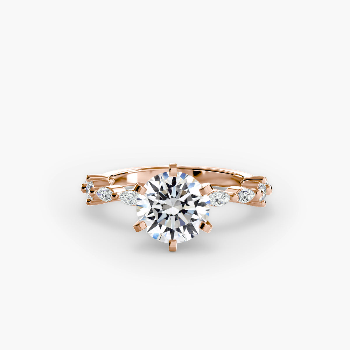 Tori ring in rose gold