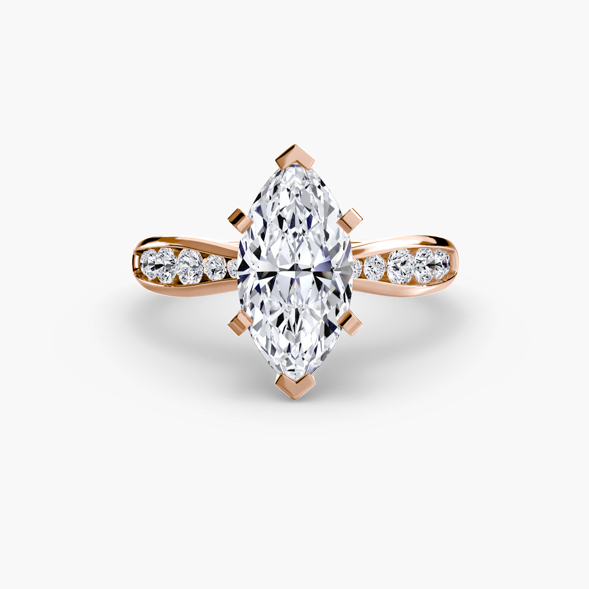 Vada ring in rose gold