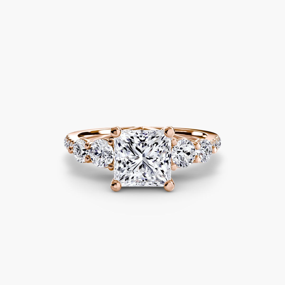 Blair Princess Five-Stone Pavé in rose gold
