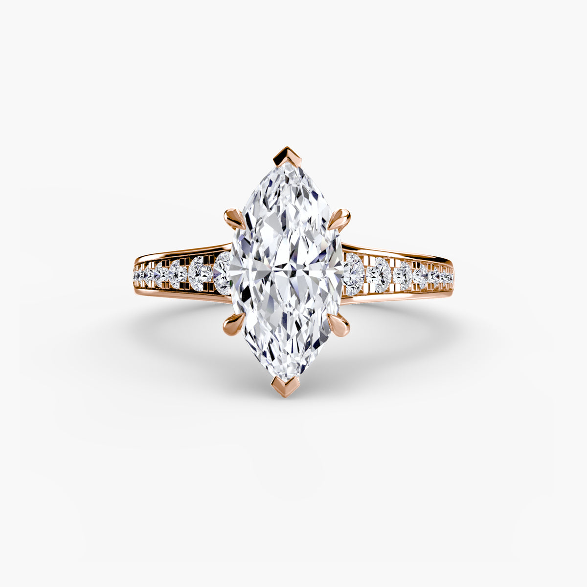 Bea ring in rose gold