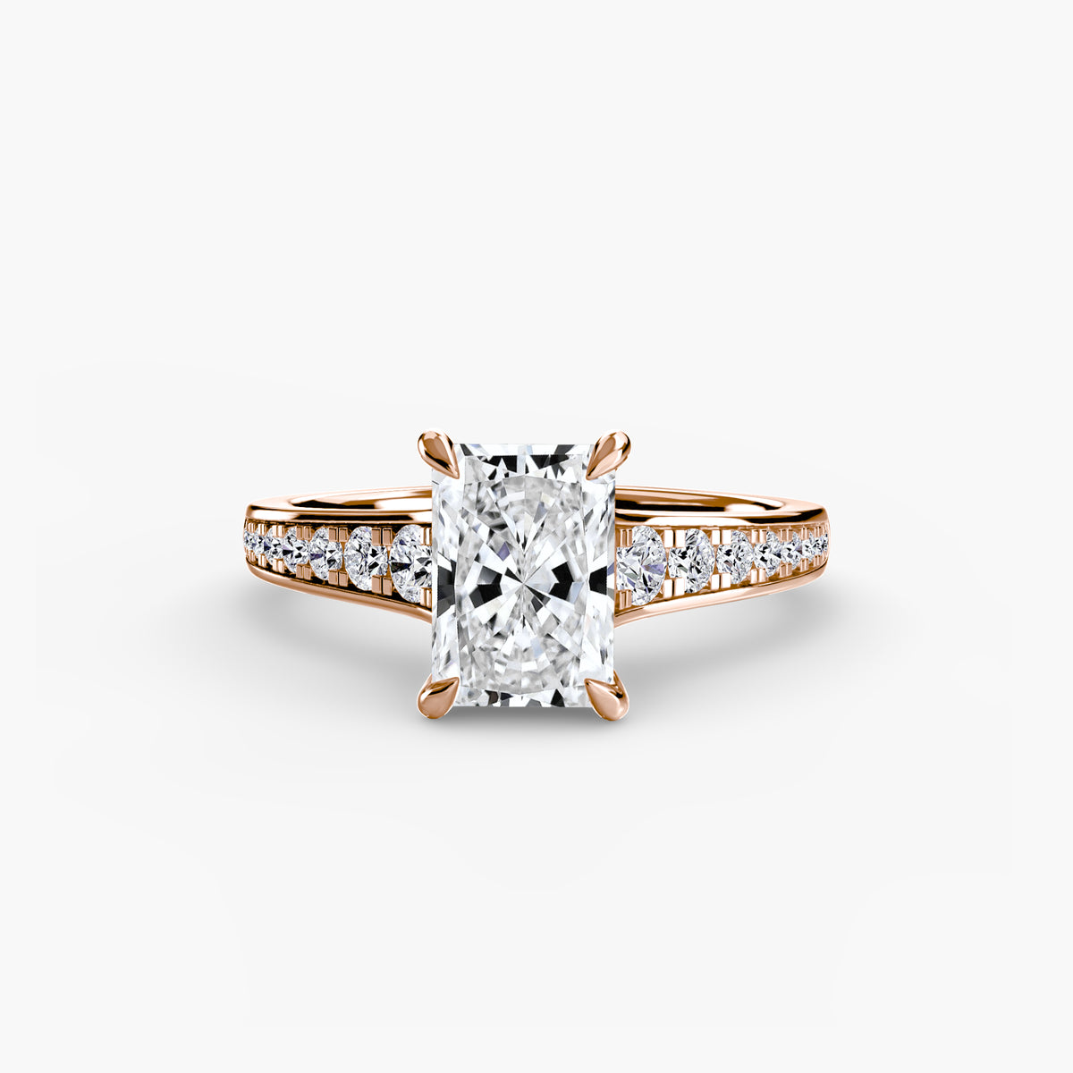 Abby ring in rose gold