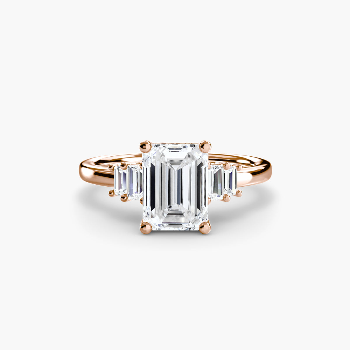 Rina ring in rose gold