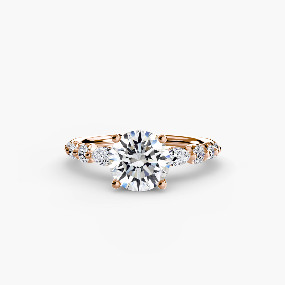 Bliss ring in rose gold