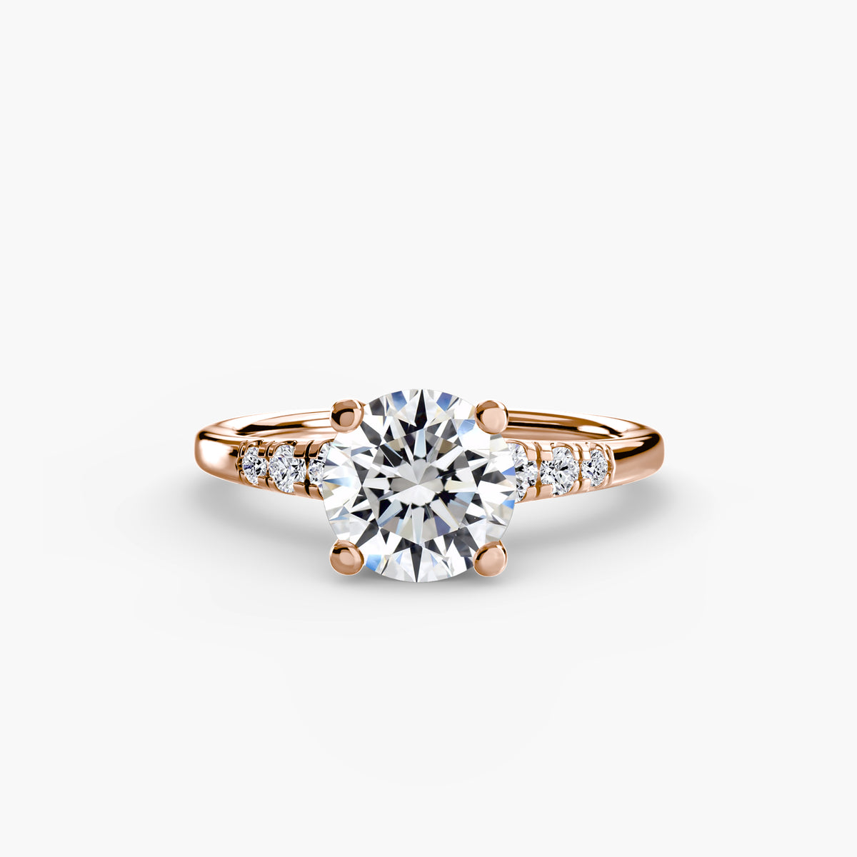 Quinn ring in rose gold