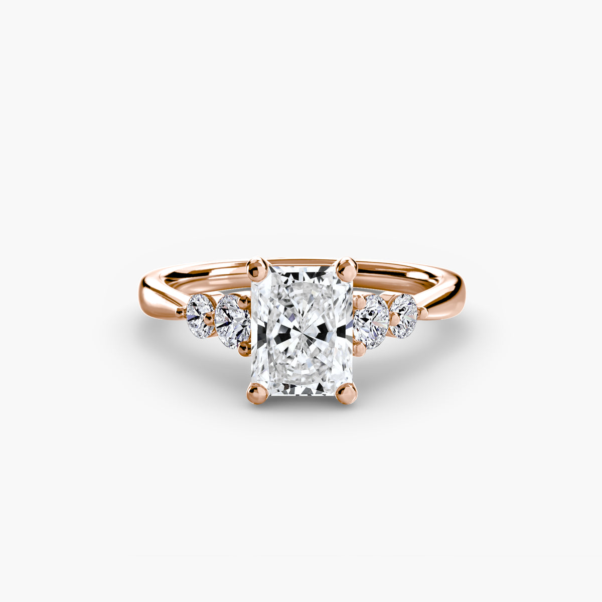 Thea Radiant Petite Accent in rose gold