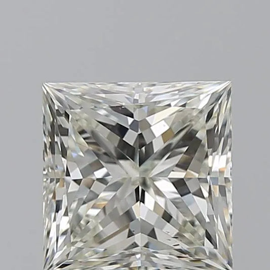 2.01ct Princess Natural Diamond (Colour I, Clarity VS2, Cut VG, IGI Certified)