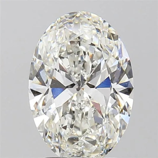 2.07ct Oval Lab Grown Diamond (Colour G, Clarity VVS2, IGI Certified)