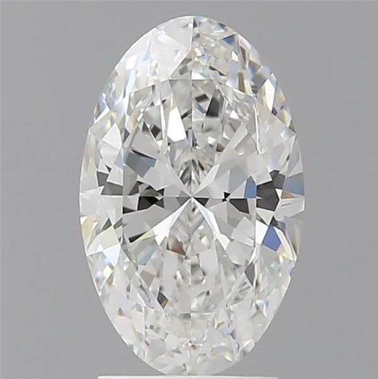 2.58ct Oval Lab Grown Diamond (Colour E, Clarity VS1, IGI Certified)