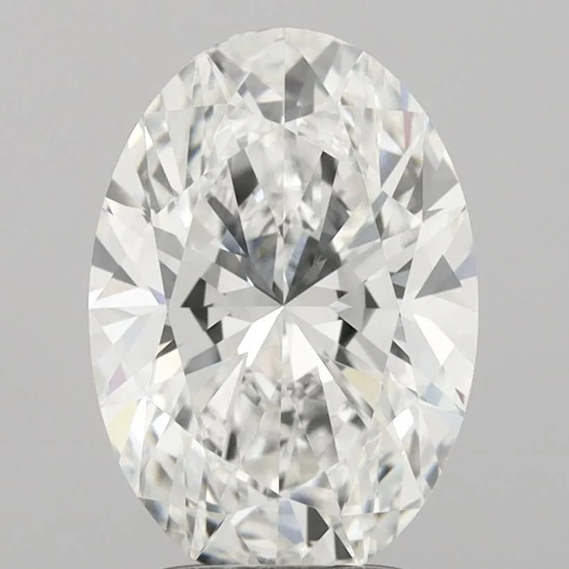 3.00ct Oval Lab Grown Diamond (Colour D, Clarity VS2, IGI Certified)