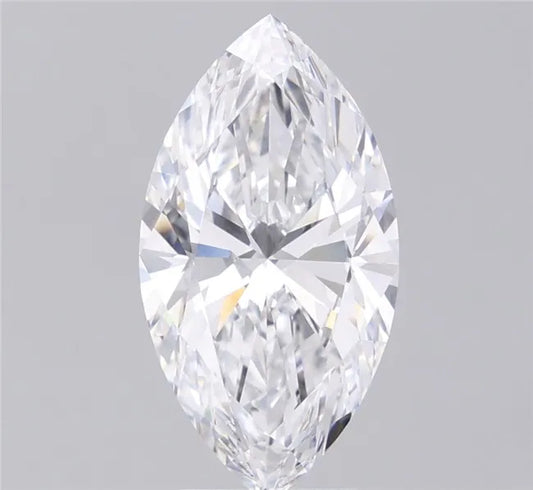 4.03ct Marquise Lab Grown Diamond (Colour D, Clarity VVS2, IGI Certified)