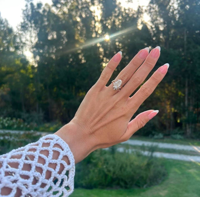 LM Jewellers client wearing their ring