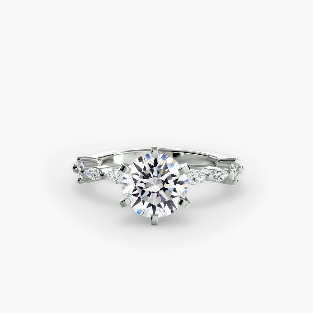 Tori — Round Eternity Pavé