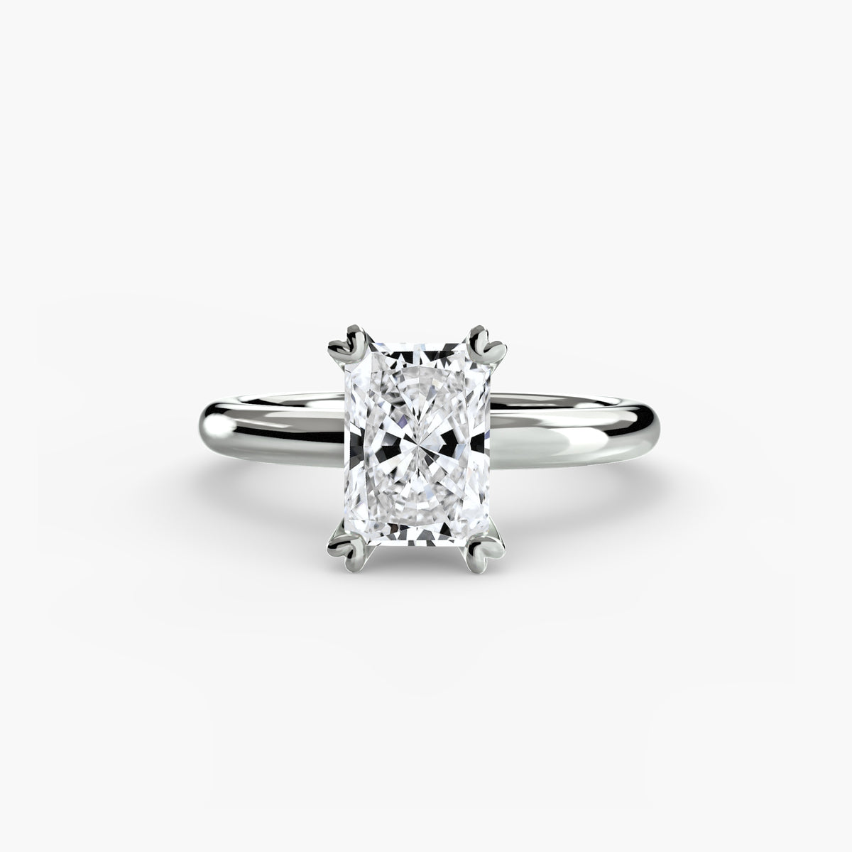 Alma Radiant Classic Solitaire in white gold