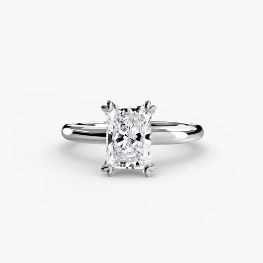 Alma Radiant Classic Solitaire in white gold