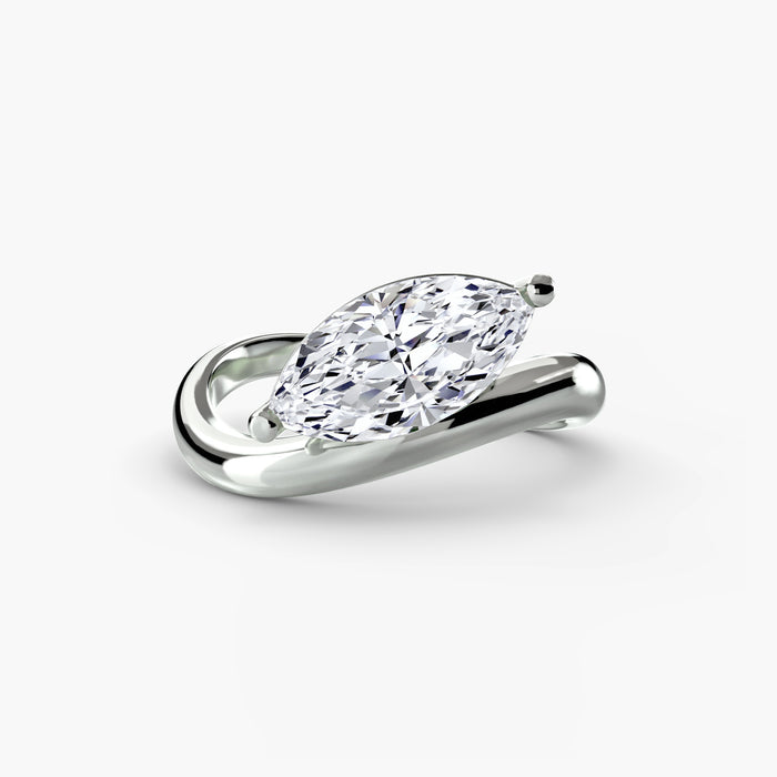 Seraphine — Marquise Wave Solitaire