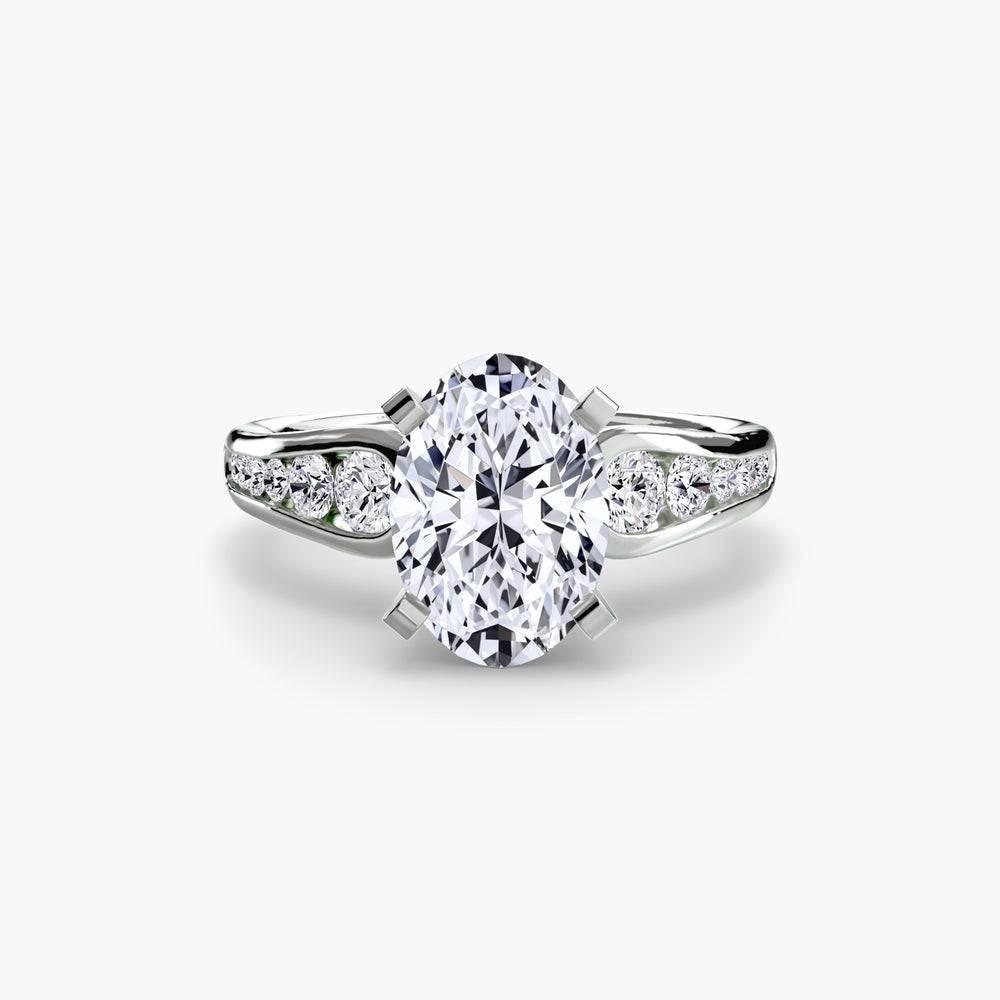 Fifi — Oval Cathedral Pavé