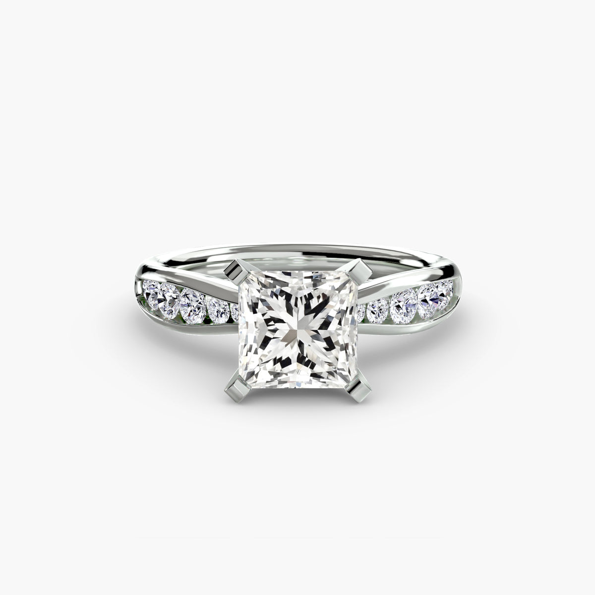 Skye ring in white gold
