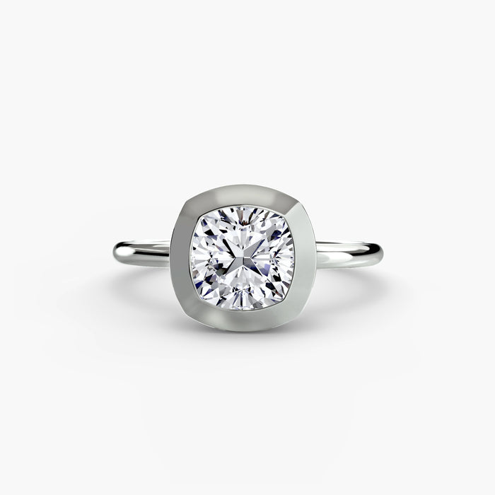 Poppy — Cushion Bezel Solitaire