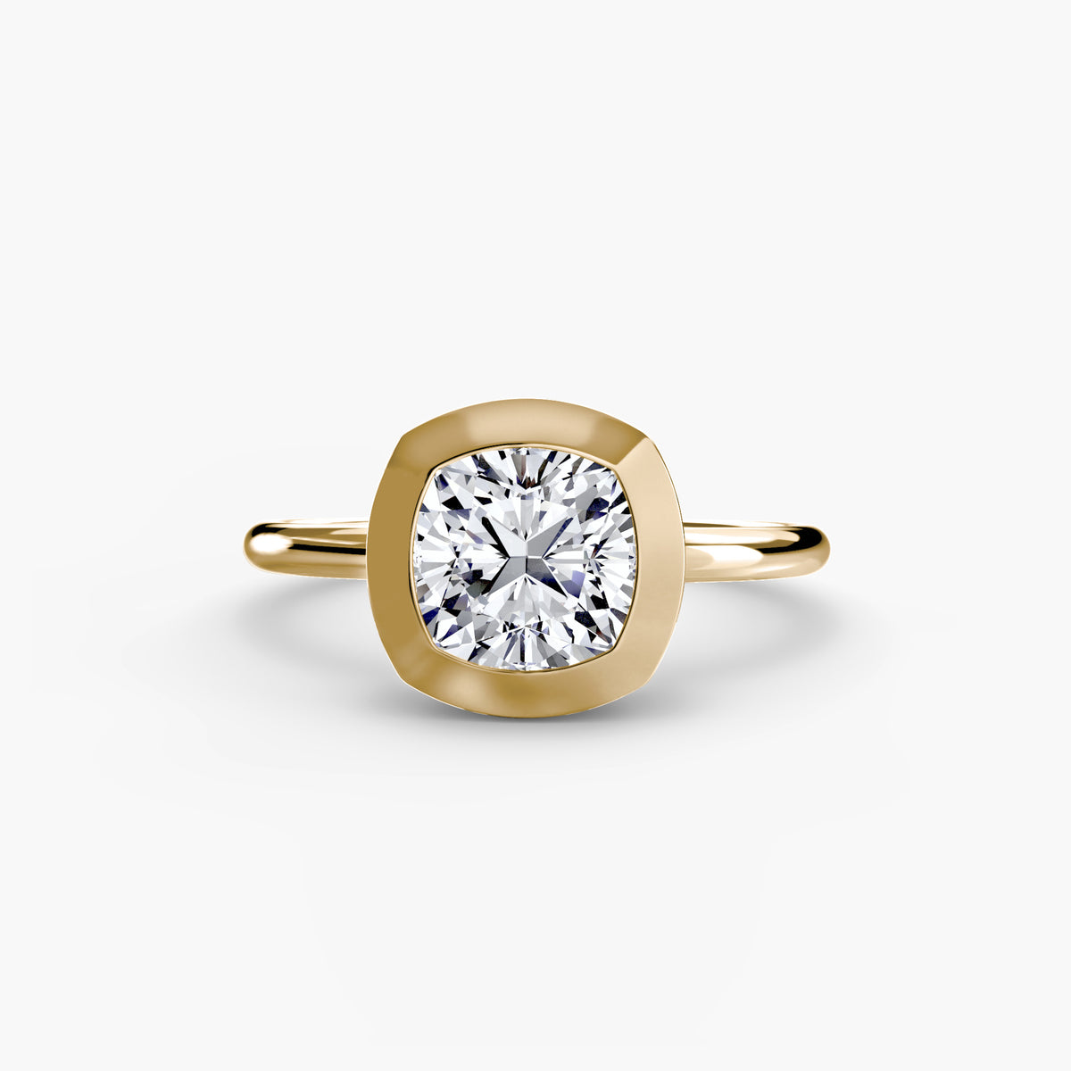 Poppy ring in yellow gold