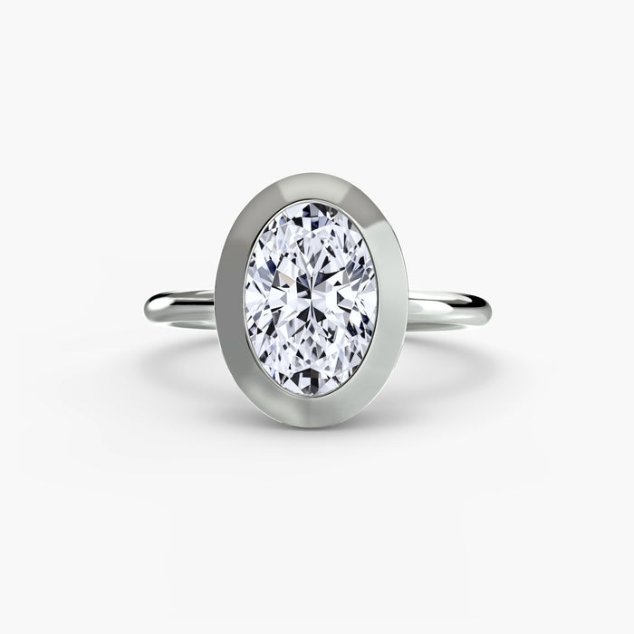 Colette — Oval Bezel Solitaire