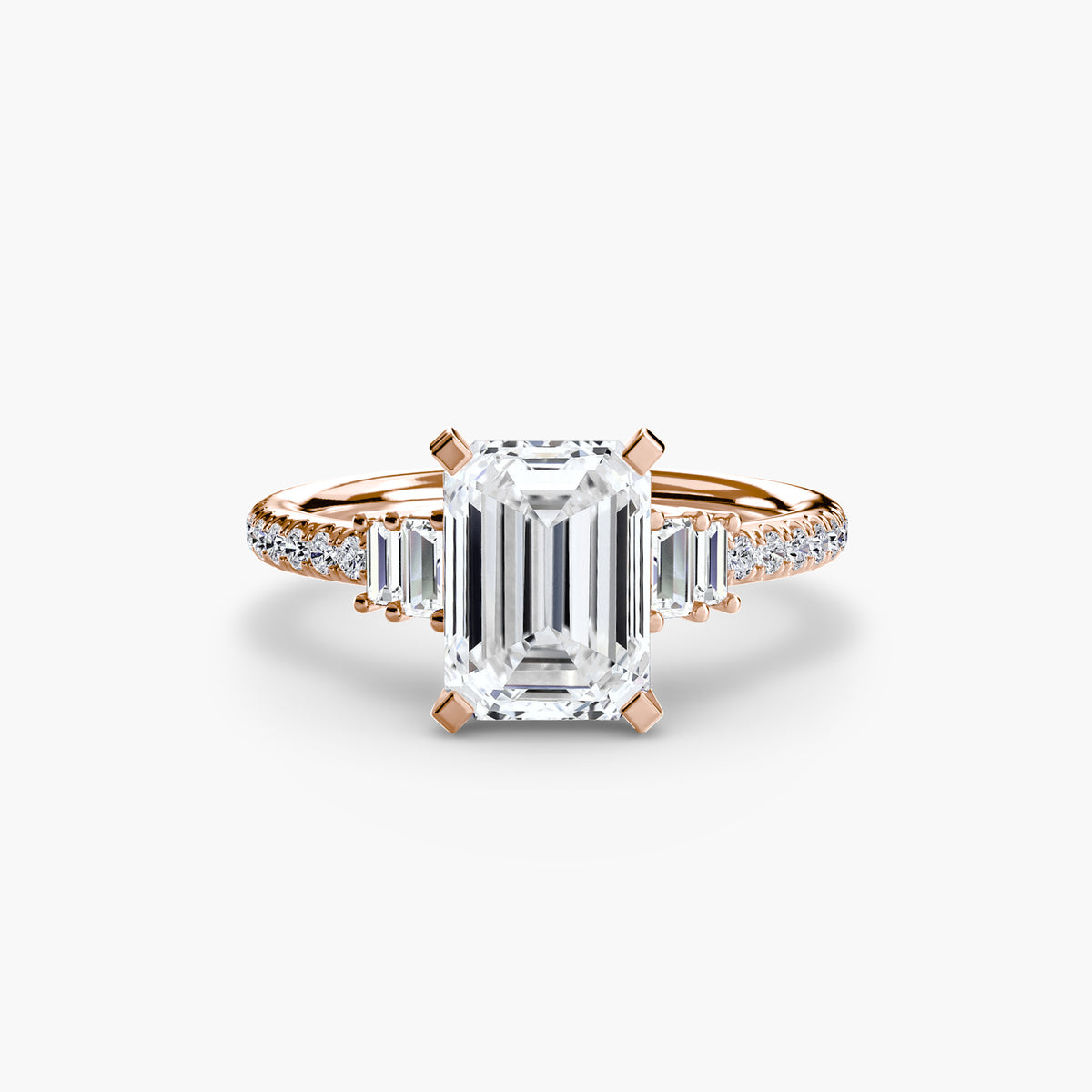 Nina ring in rose gold