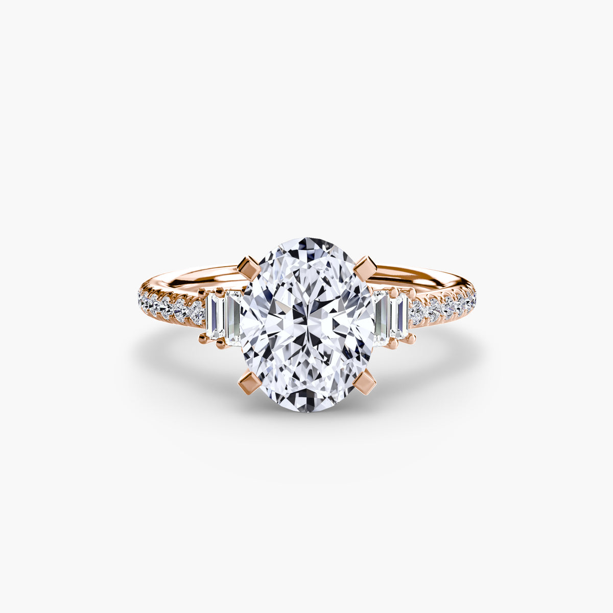 Luna ring in rose gold
