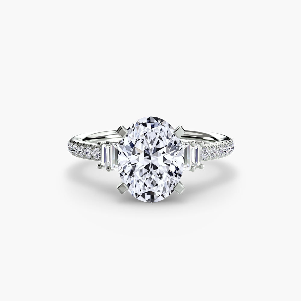 Luna — Oval Petite Pavé