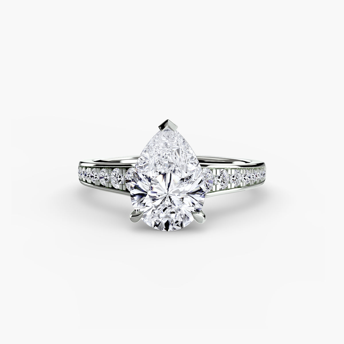 Zuri ring in white gold