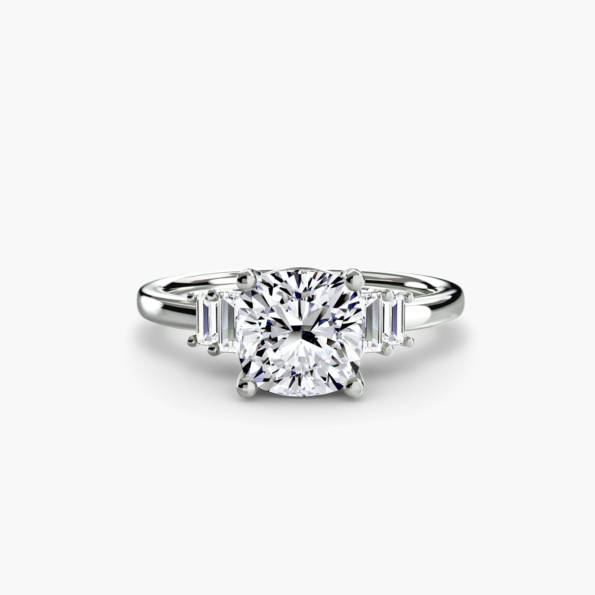 Nala ring in white gold