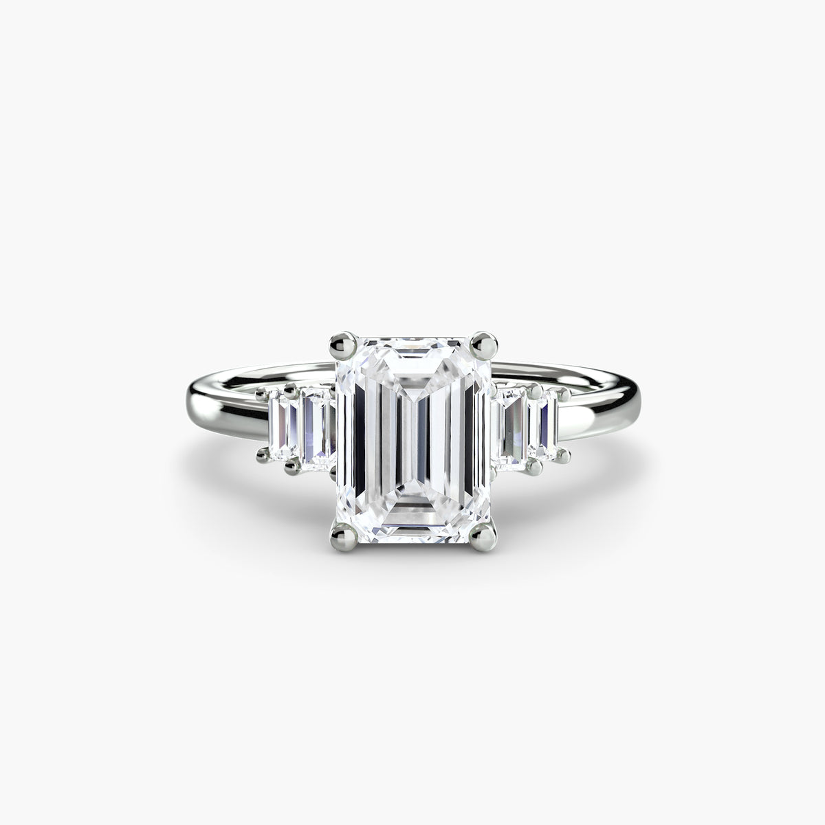 Rina ring in white gold