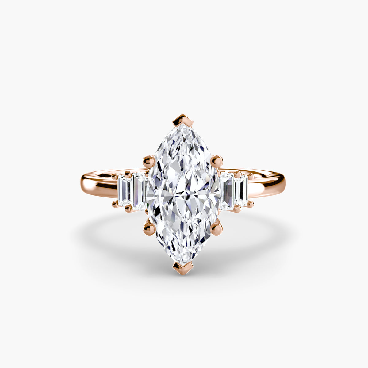 Sunny ring in rose gold