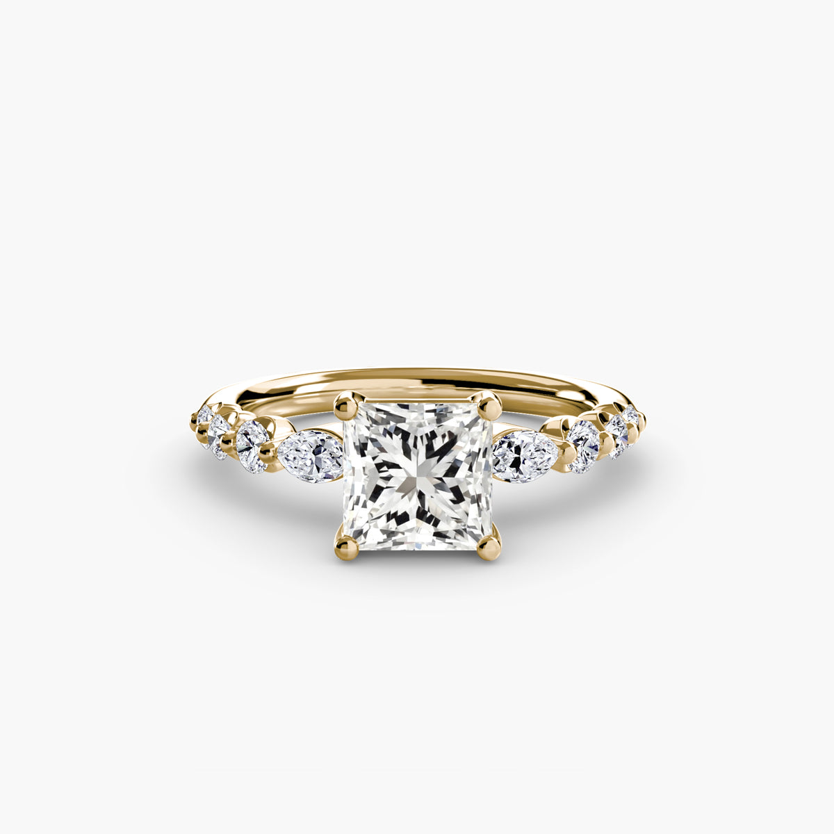 Valérie Princess Tiered Accent in yellow gold