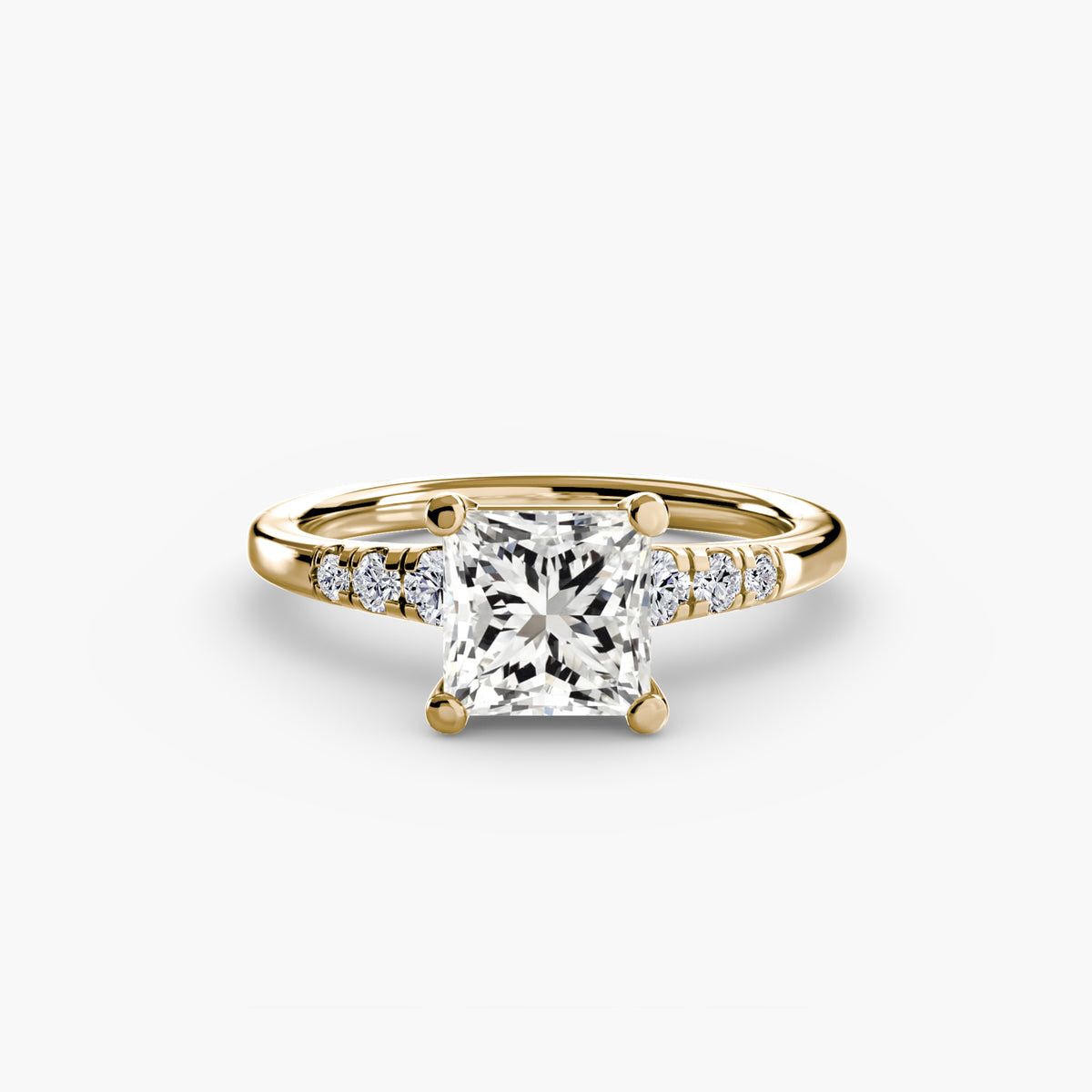 Rhea ring in yellow gold