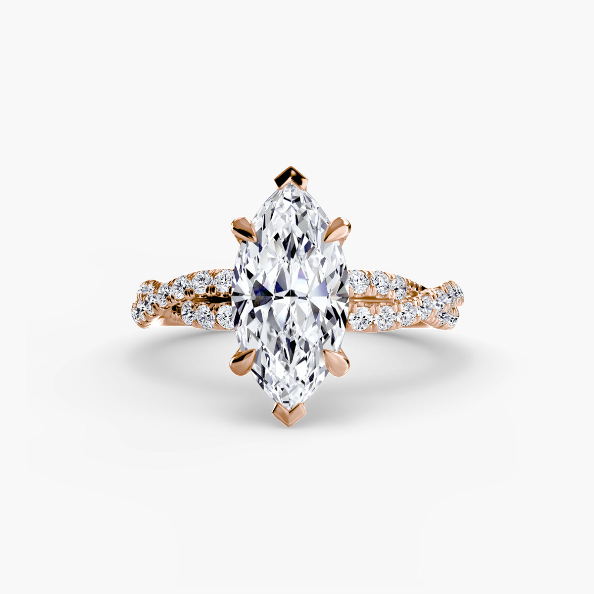 Milly ring in rose gold