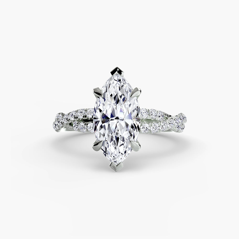 Milly — Marquise Twisted Pavé