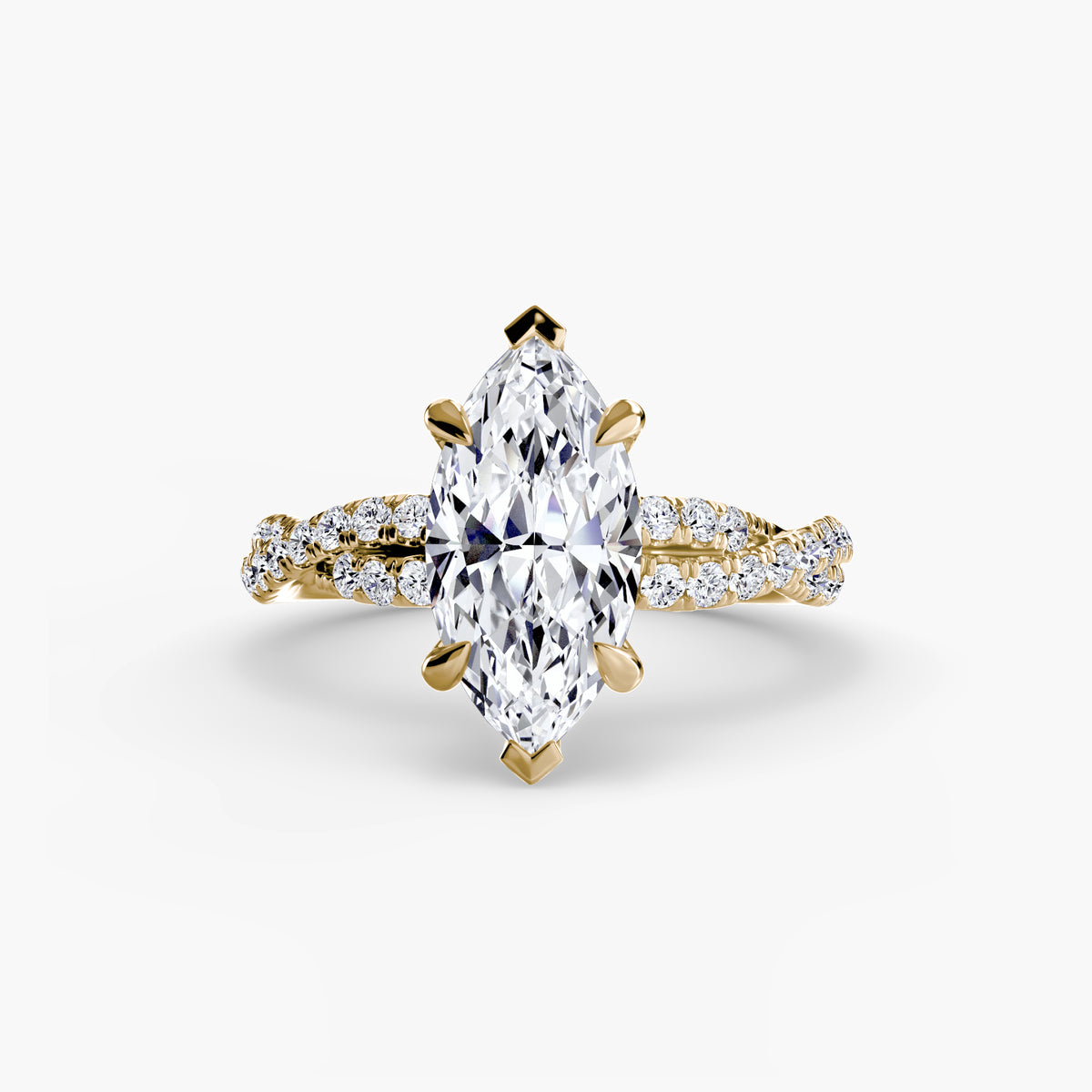 Milly ring in yellow gold