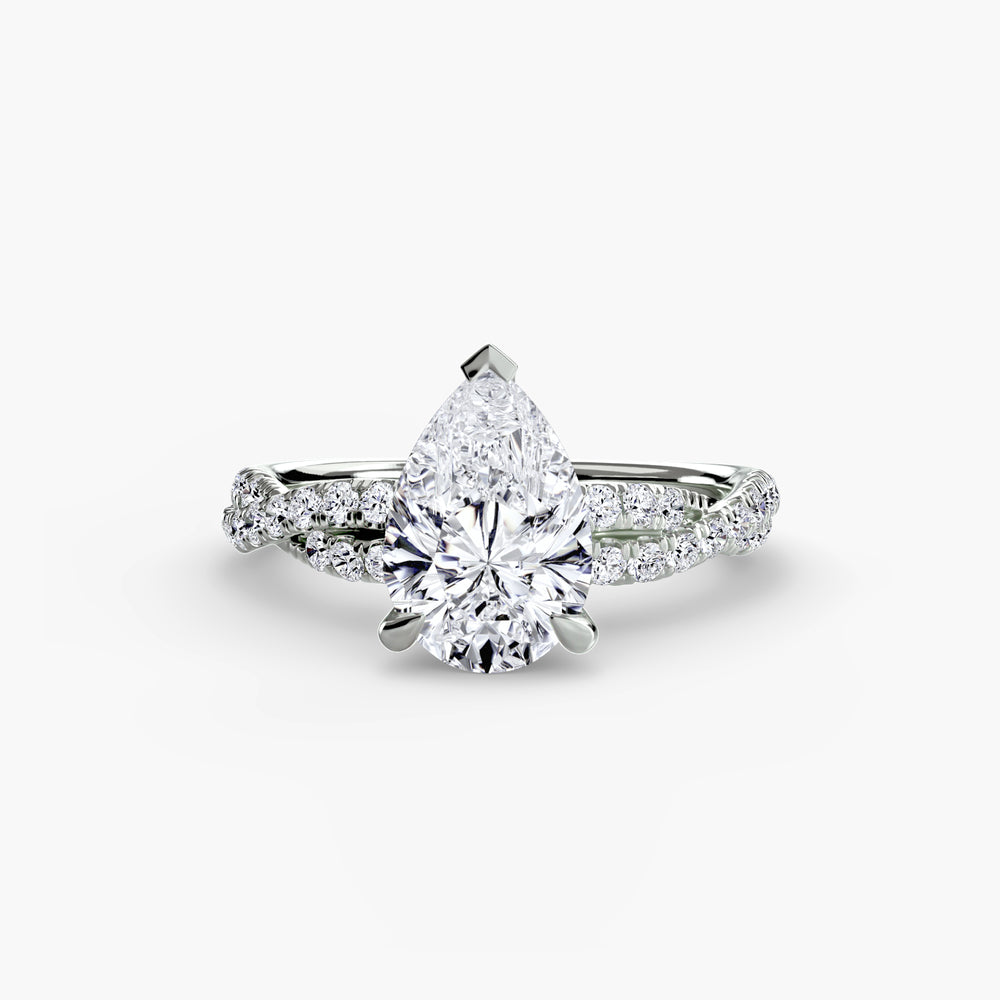 Jojo — Pear Twisted Pavé