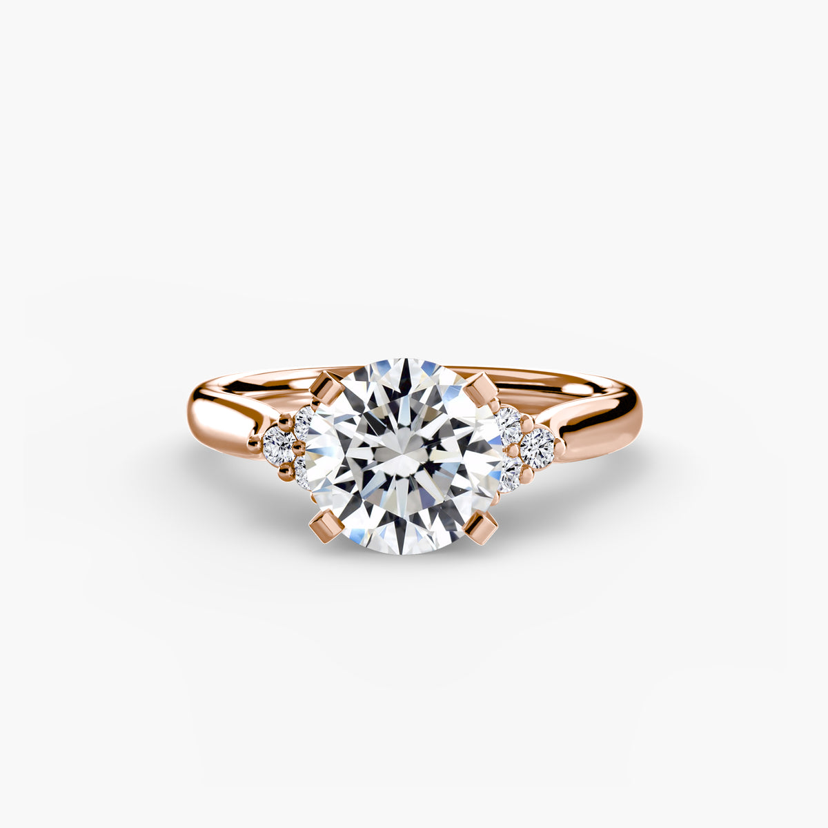 Zia ring in rose gold