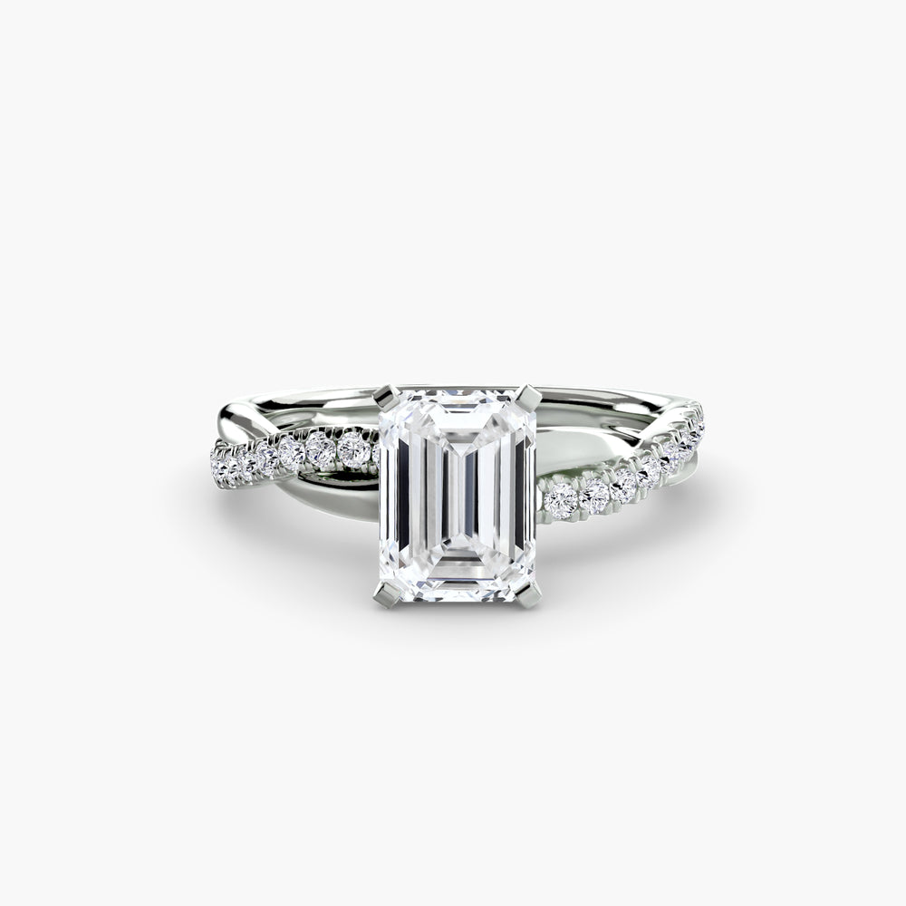 Daisy — Emerald Twist Pavé