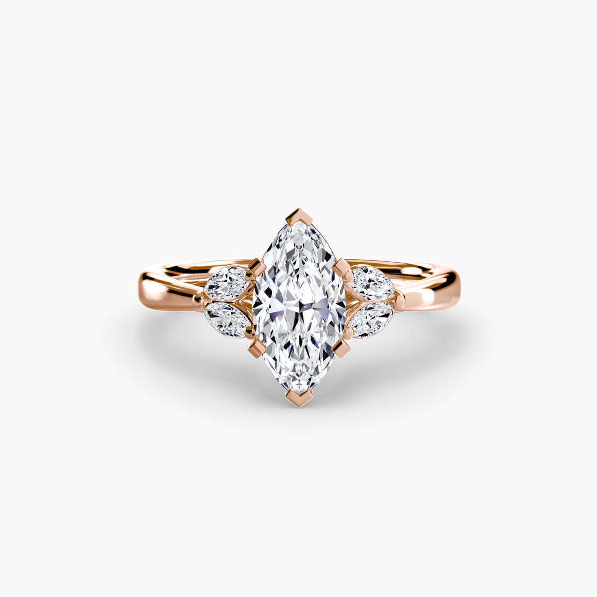 Noémie Marquise Celestial Cluster in rose gold