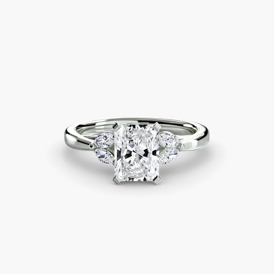 Rosalie Radiant Celestial Cluster in white gold