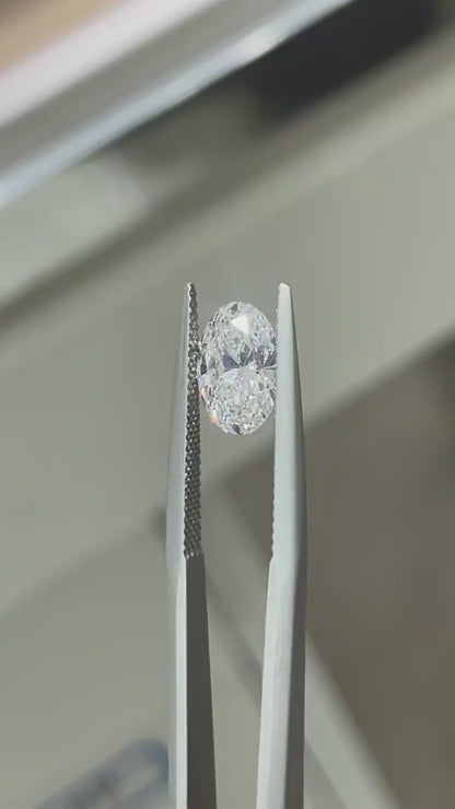 Oval Moissanite Lab Diamond